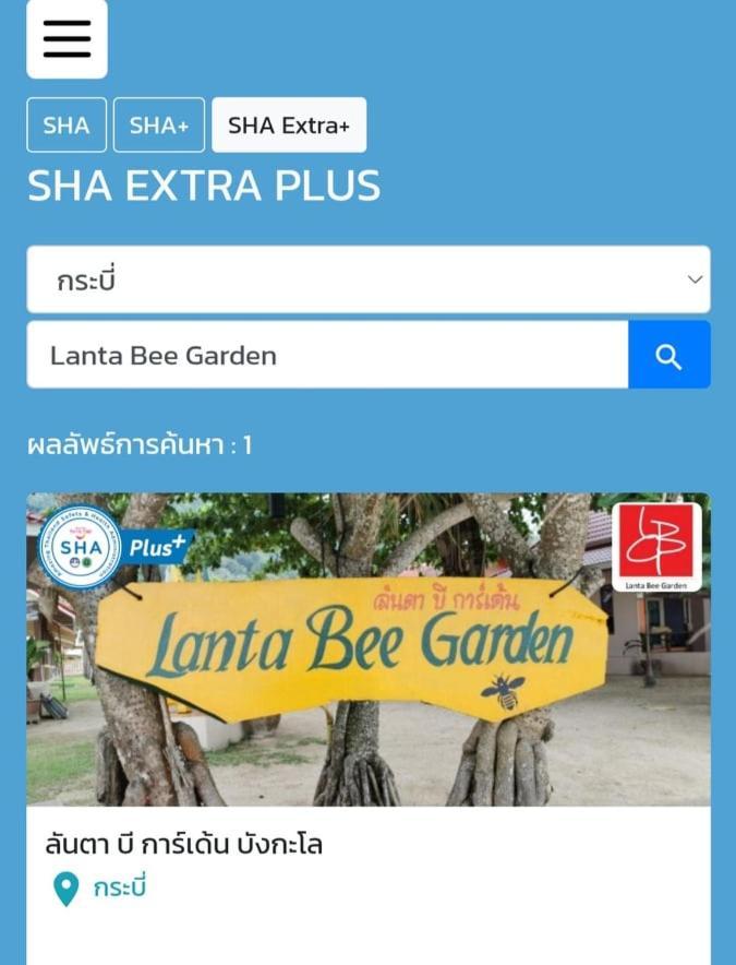 Lanta Bee Garden Bungalow SHA Extra Plus Ko Lanta Exterior foto